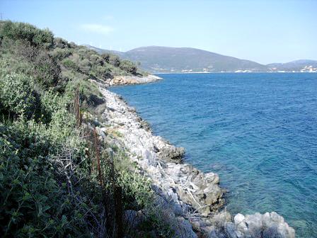 Evia seafront land